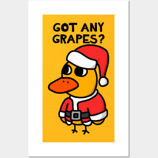 DUCK SONG CHRISTMAS THEMED Posters and Art